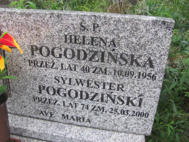 Grób Helena Pogodzińska
