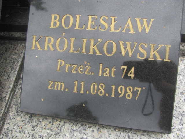 Bolesław Królikowski Kalisz Katedra - Grobonet - Wyszukiwarka osób pochowanych