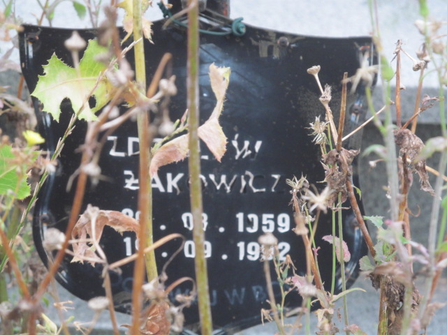 Grób Zdzisław Żakowicz