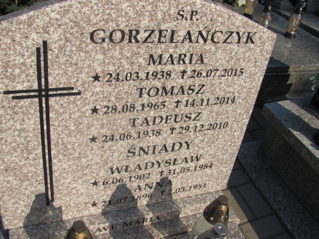 Tomasz Gorzelańczyk 1965 Kalisz Katedra - Grobonet - Wyszukiwarka osób pochowanych