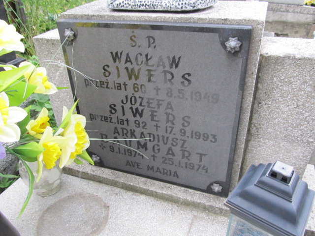 Józefa Siwers Kalisz Katedra - Grobonet - Wyszukiwarka osób pochowanych