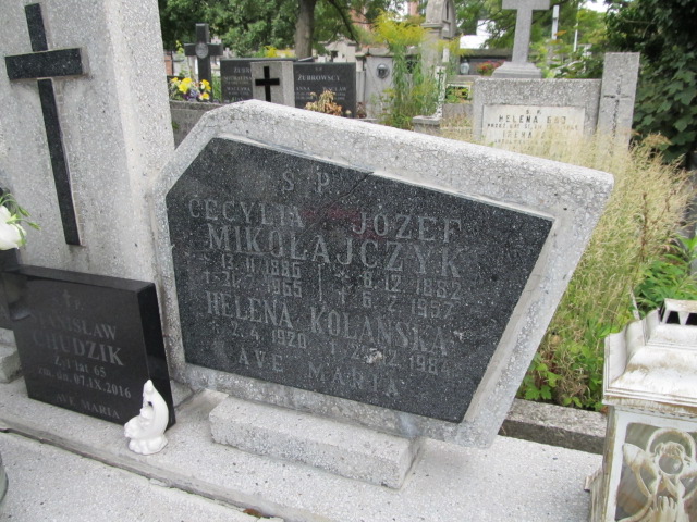 Cecylia Mikołajczyk 1886 Kalisz Katedra - Grobonet - Wyszukiwarka osób pochowanych