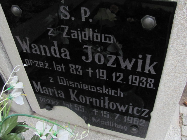 Maria Korniłowicz Kalisz Katedra - Grobonet - Wyszukiwarka osób pochowanych