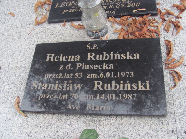 Helena Rubińska  Kalisz Katedra - Grobonet - Wyszukiwarka osób pochowanych